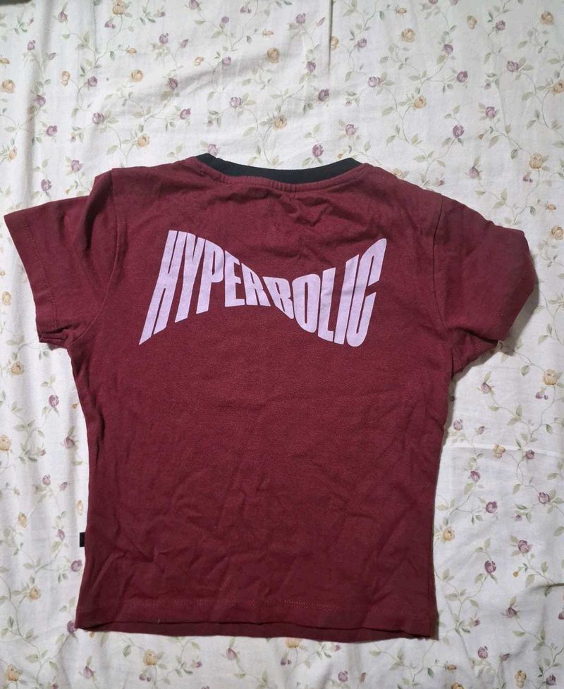 Roadster Typography Printed T-Shirt
