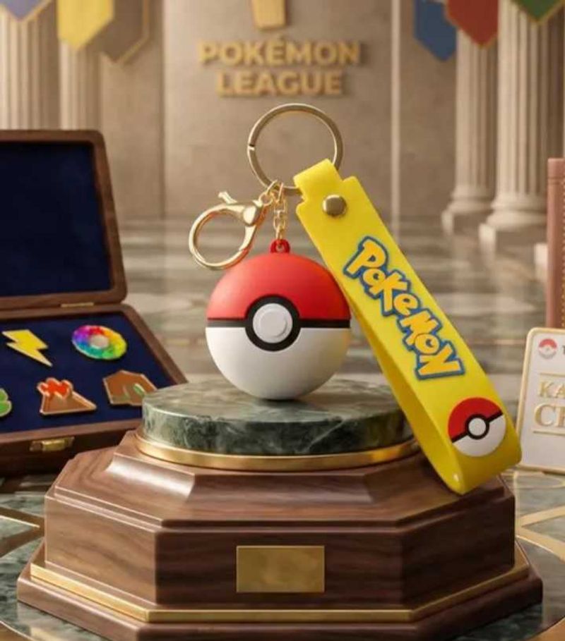 Pokemon Pokeball Keychain