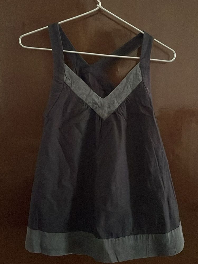 Black Halter Neck Top