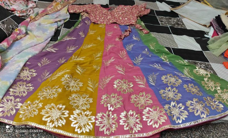 Beautiful Multi Lehngha Design And Unique Pattern❤