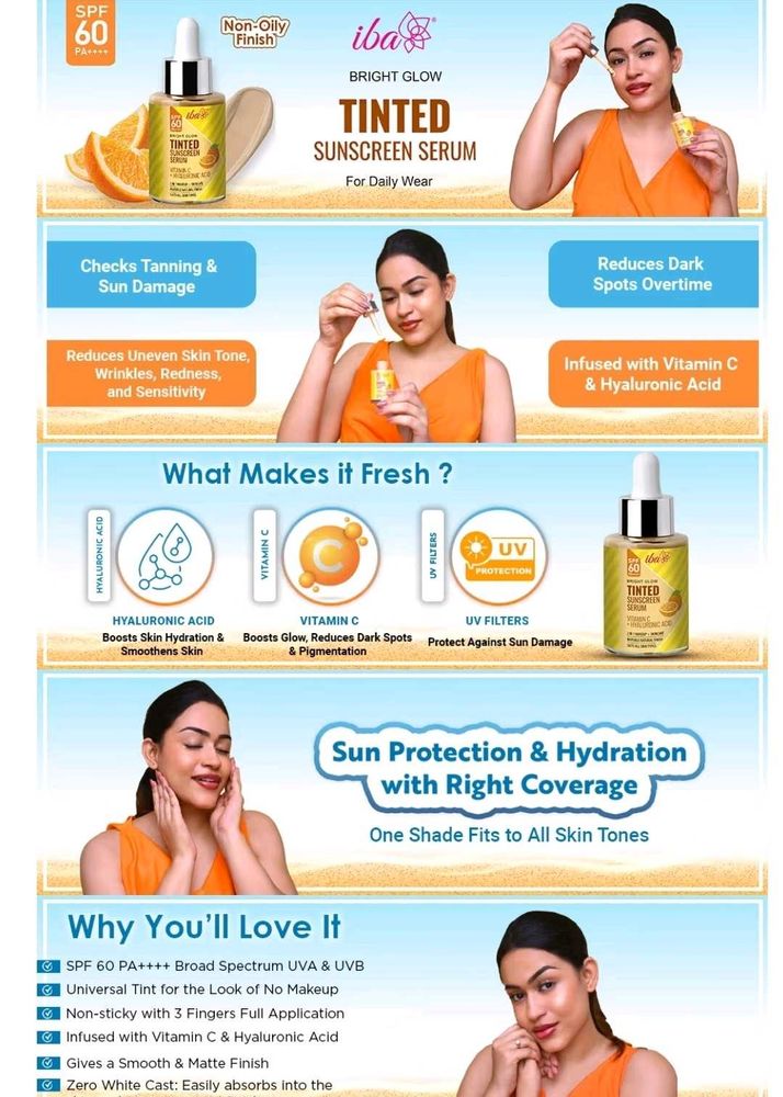 Iba Bright Glow Tinted Sunscreen Serum