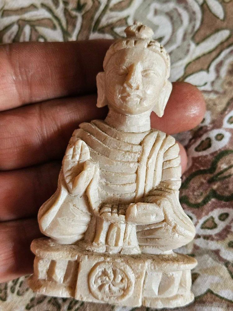 Marble Hand  Carved Buddha