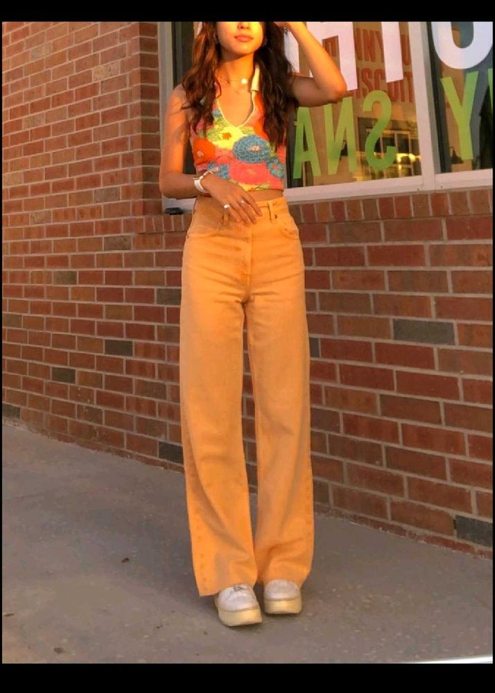 H&amp;M High waist  Wide-Leg Pant