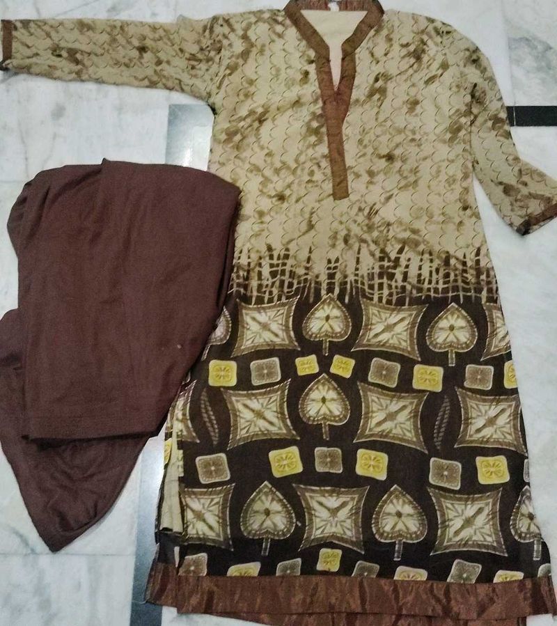 Kurta Set (Dupatta also added) 😍3 pc