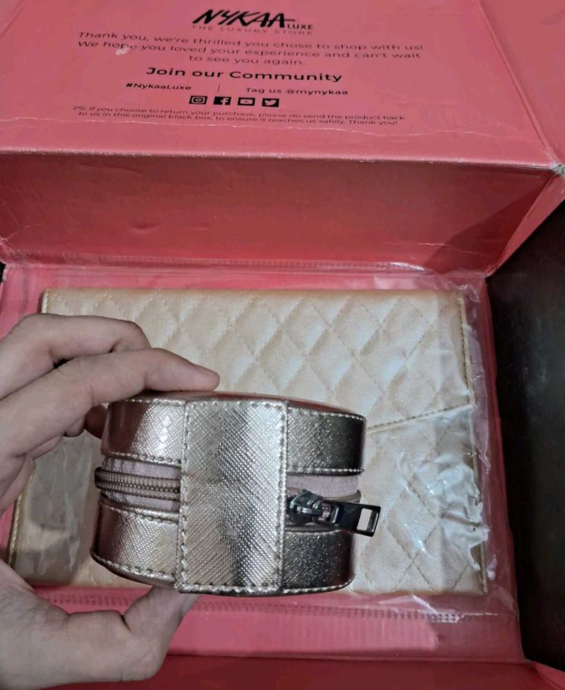tira cute trinket box and plum clutch