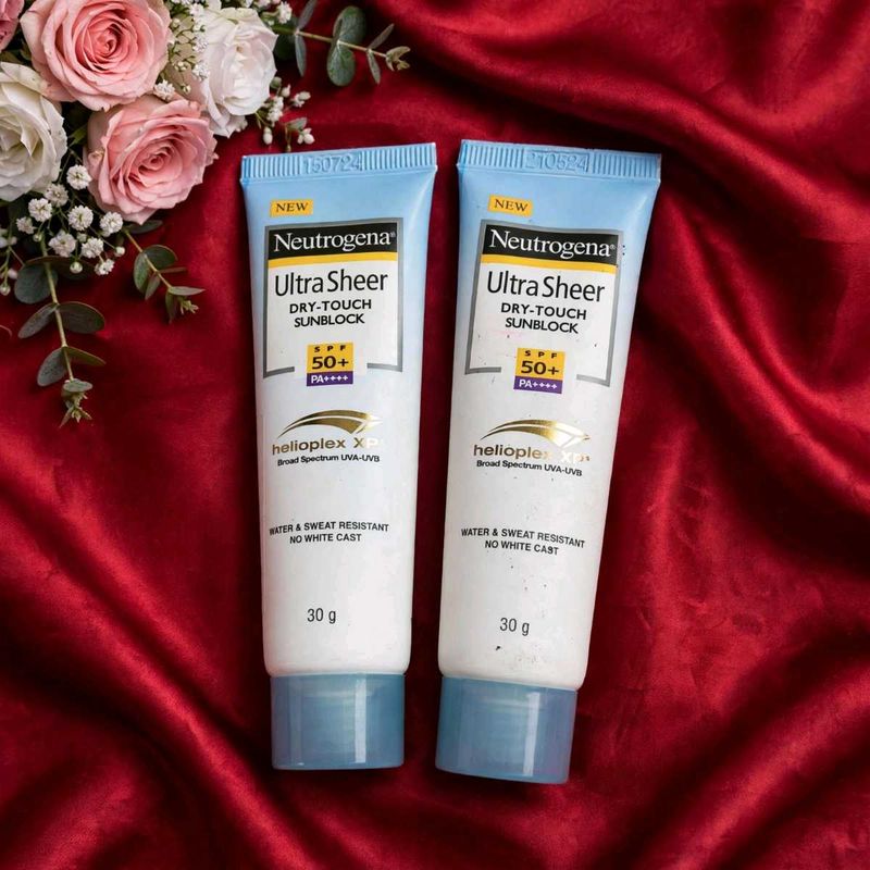 Pack of 2 Neutrogena Ultra Sheer Sunscreen SPF 50+