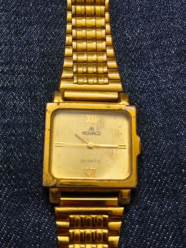 Mowaco Vintage gold plated watch