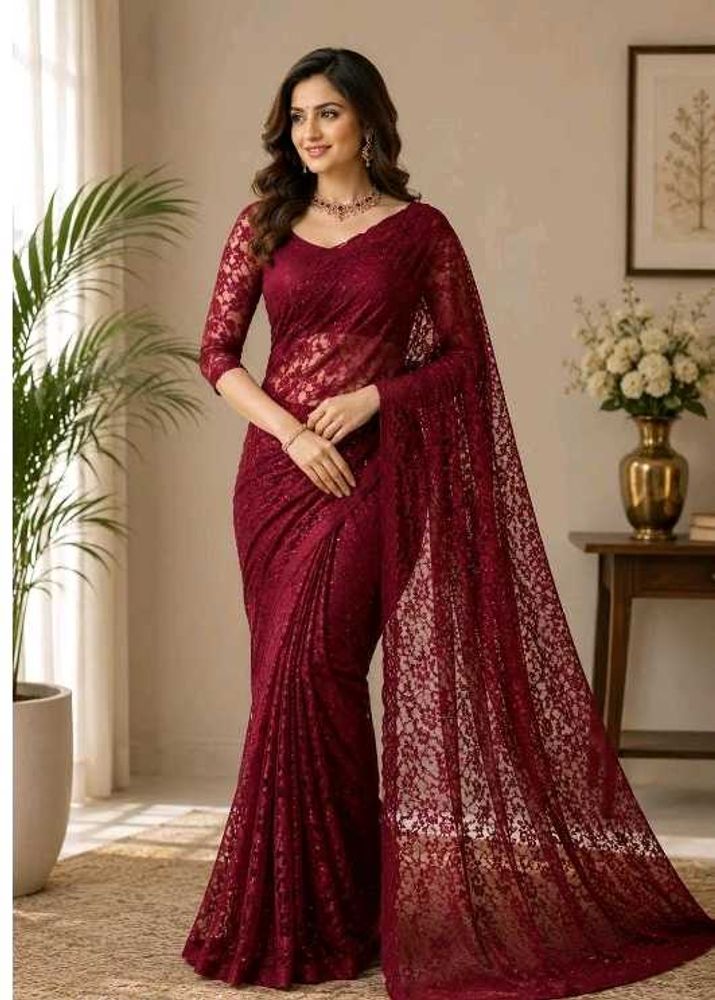 Ruby Soft Net Saree