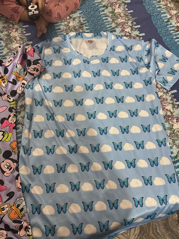 Cute Butterfly Cloud T-Shirt