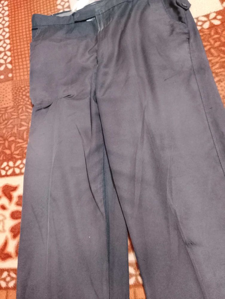 Gray Casual Pants
