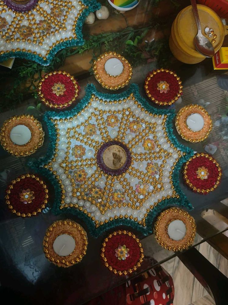 Handmade Diwali Tea Light Holders 10+1