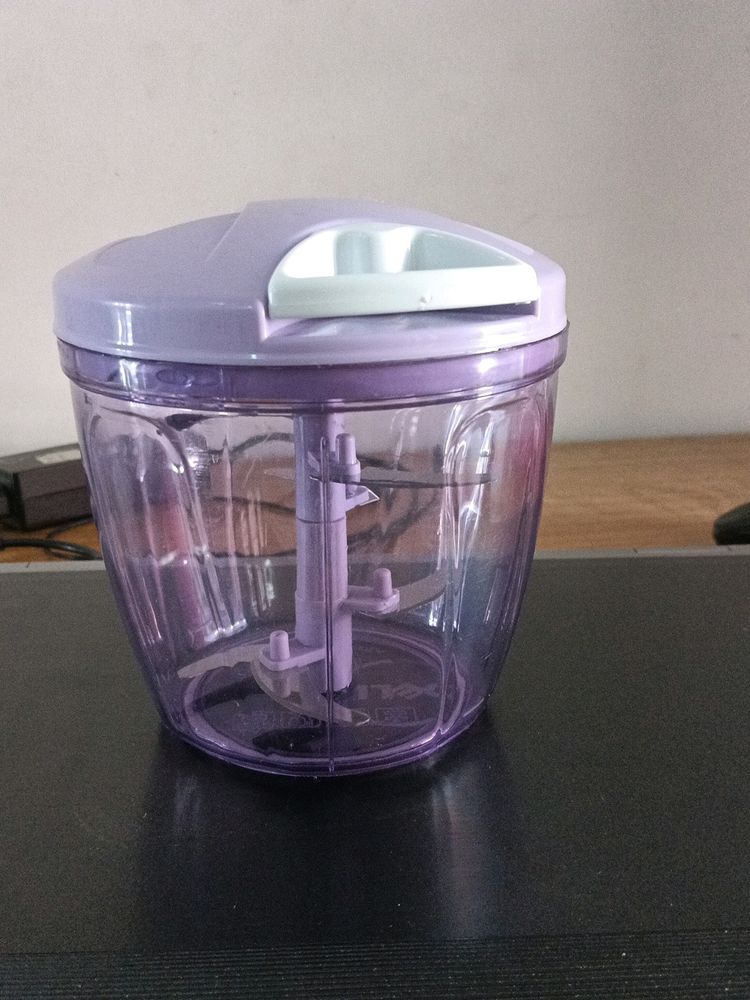 6 Blades Sharp Chopper In Purple Color