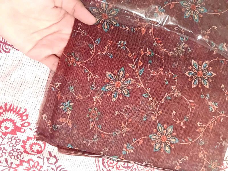 Beautiful Floral Print Dress material