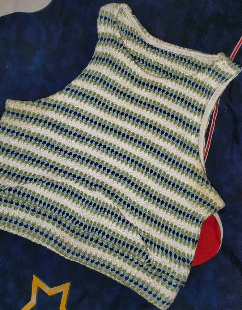 Striped Knit Tank Top