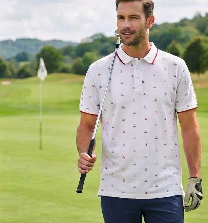 Like new Szitori 6XL White Polo T-Shirt