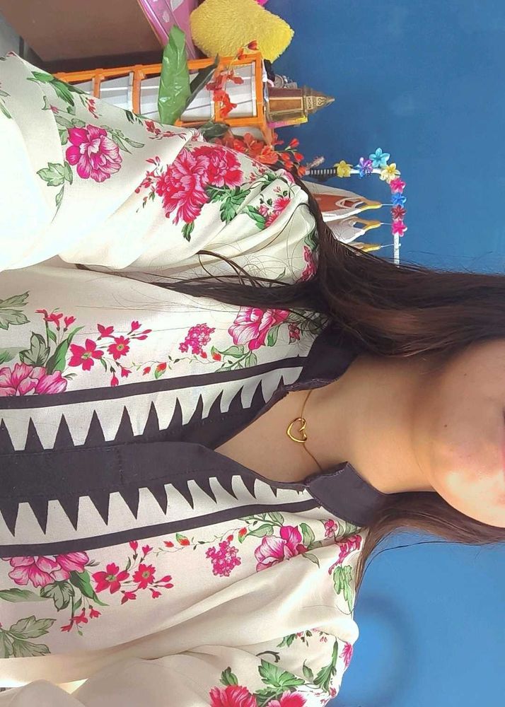 Floral Print Kurta most trending pinteresty cor_d