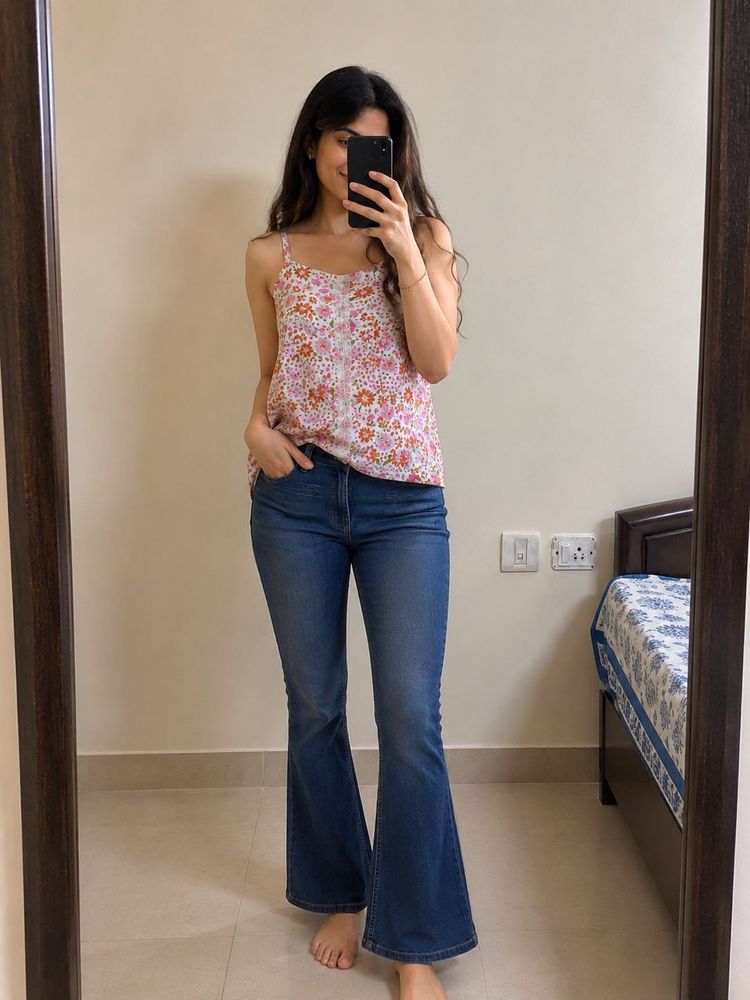 Floral Print Summer Top