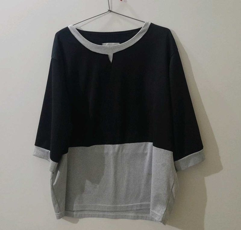 Color Block Dolman Sleeve Top