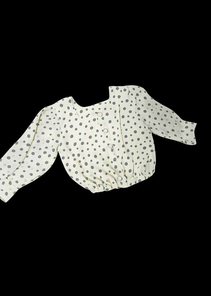 Cute Polka Dot Crop Top