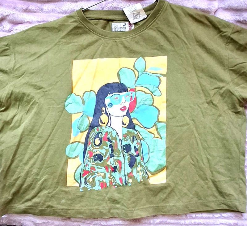 Green Graphic Tee