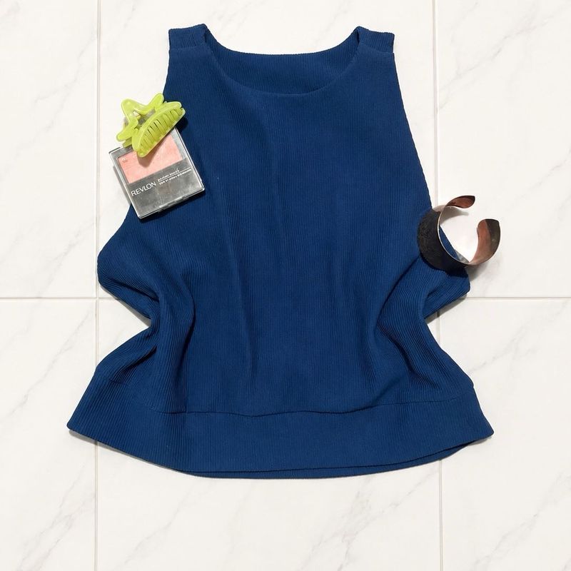 Bootcut blue Flared Pants with Top