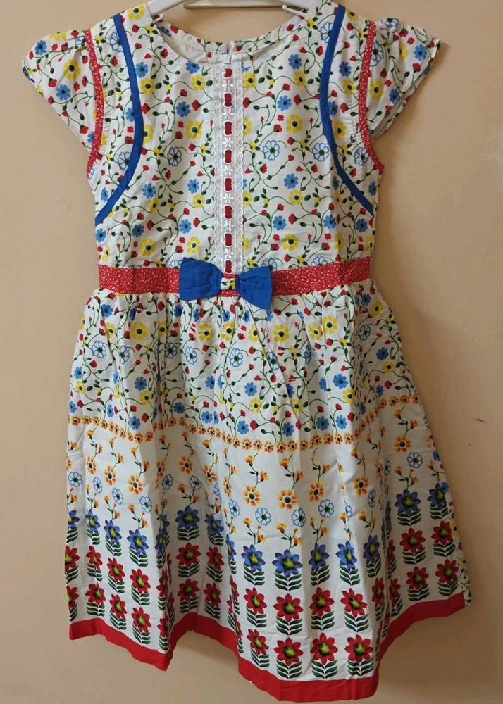 New Cute Floral Print Summer Dress