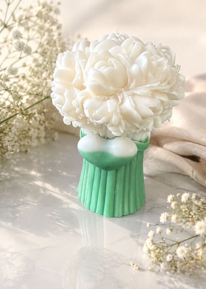 Beautiful Flower Candle