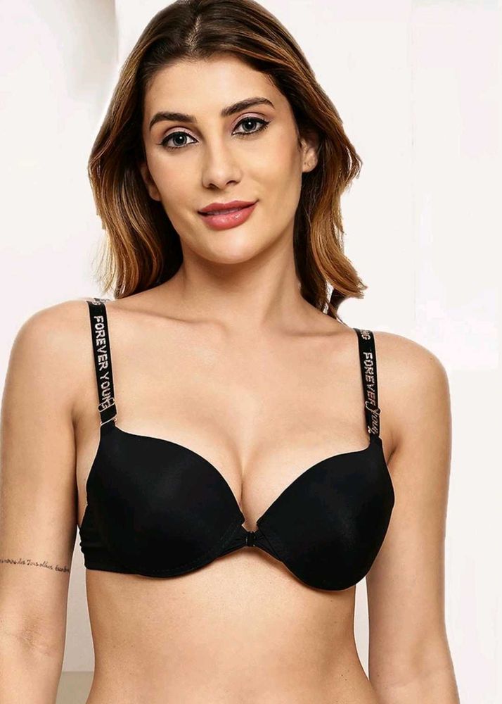 Black Padded Bra FOREVER YOURS" Stra