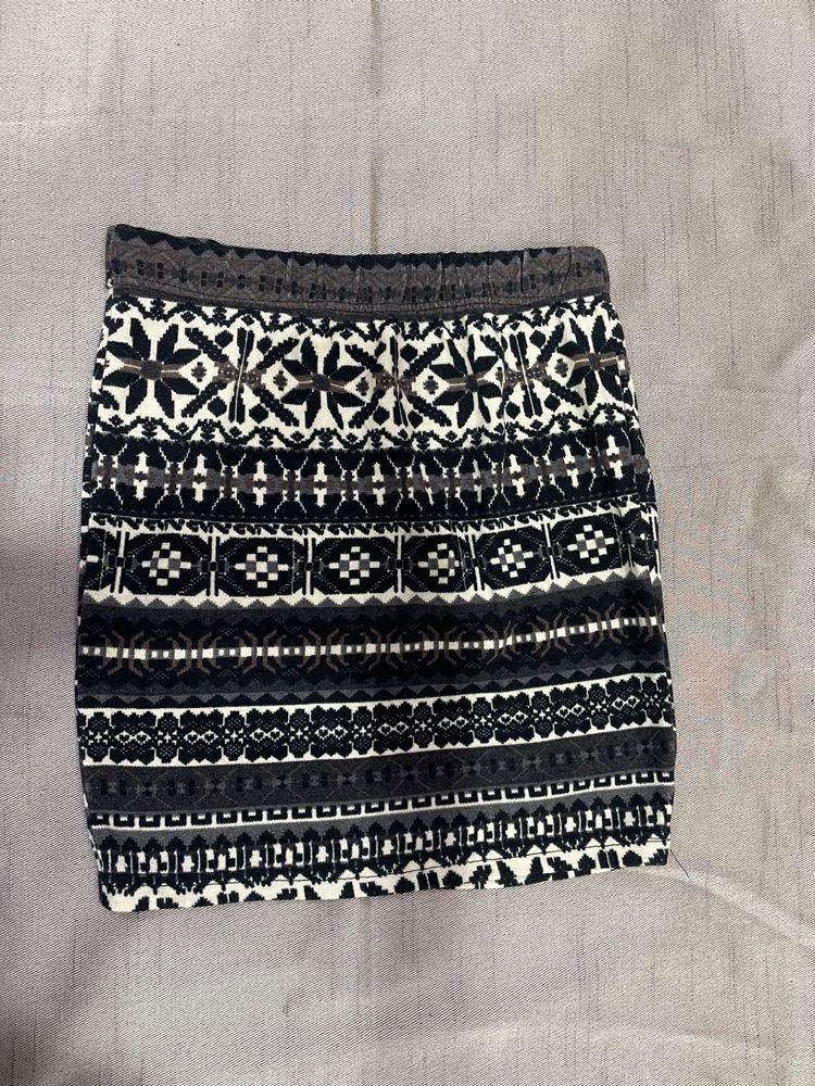 Boho Print Mini Skirt