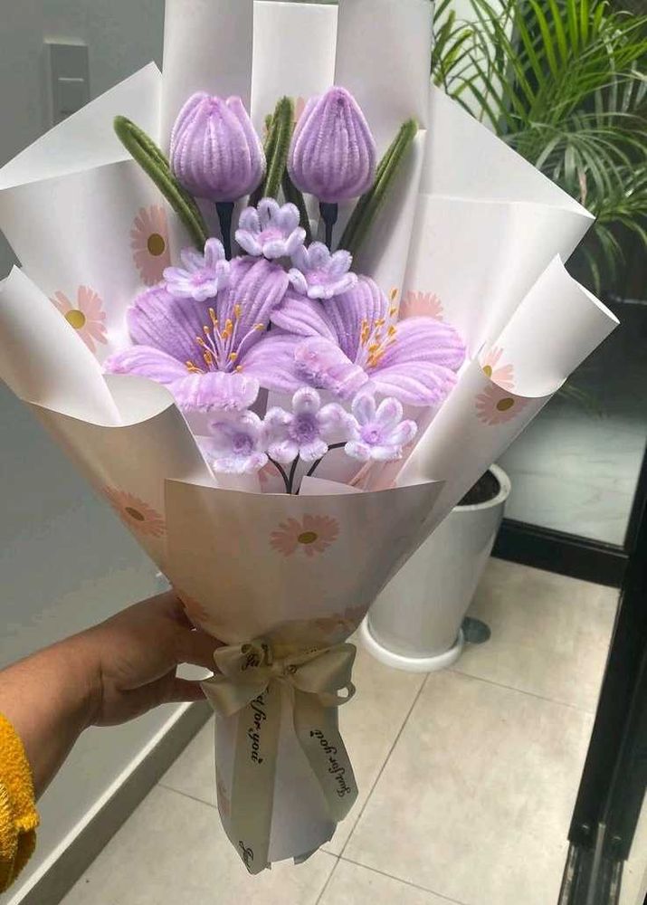 Handmade Lavender Flower Bouquet