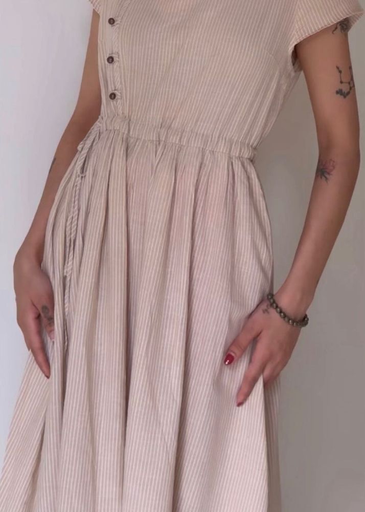 Striped Midi Dress