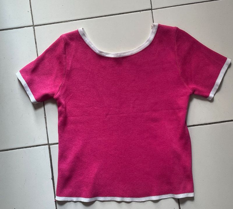 Cute Pink Cropped Top💖