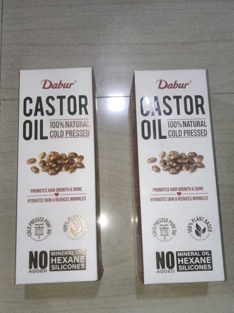 Dabur Castor Oil - 2 Bottles