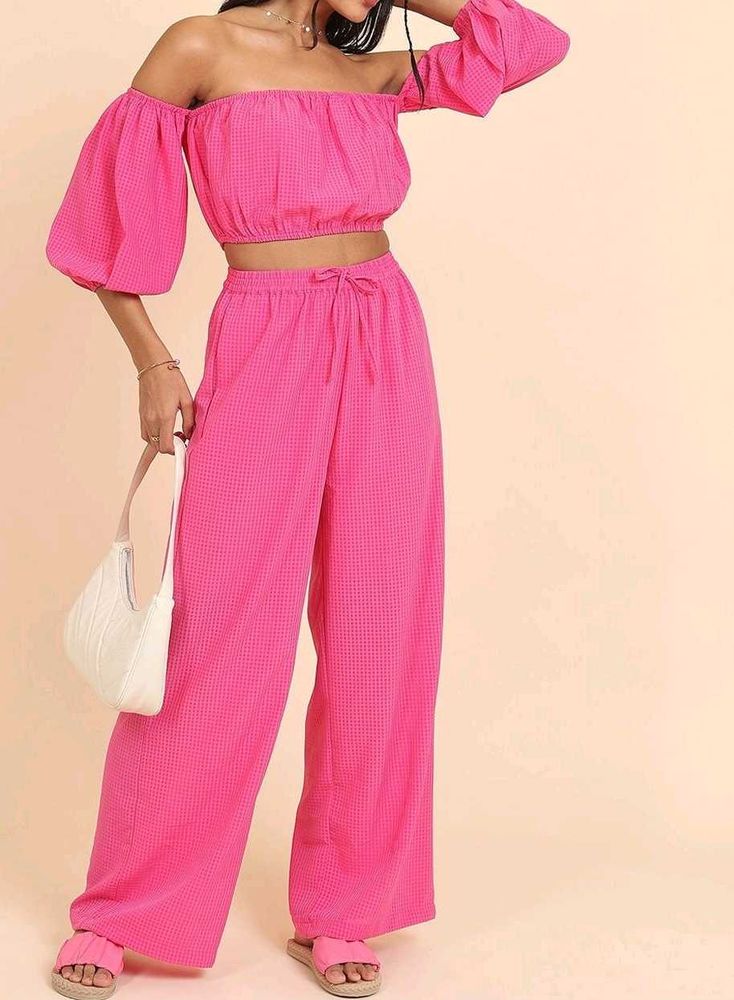 Pink Co-ord set 🌹