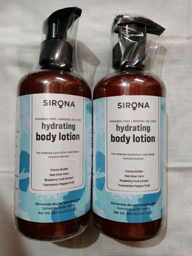 Sirona Hydrating Body Lotion Pack Of 2
