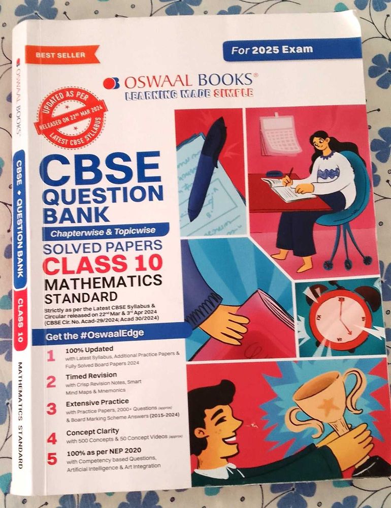 Books > Textbooks | Oswaal Mathematics Class 10 Question Bank | Freeup