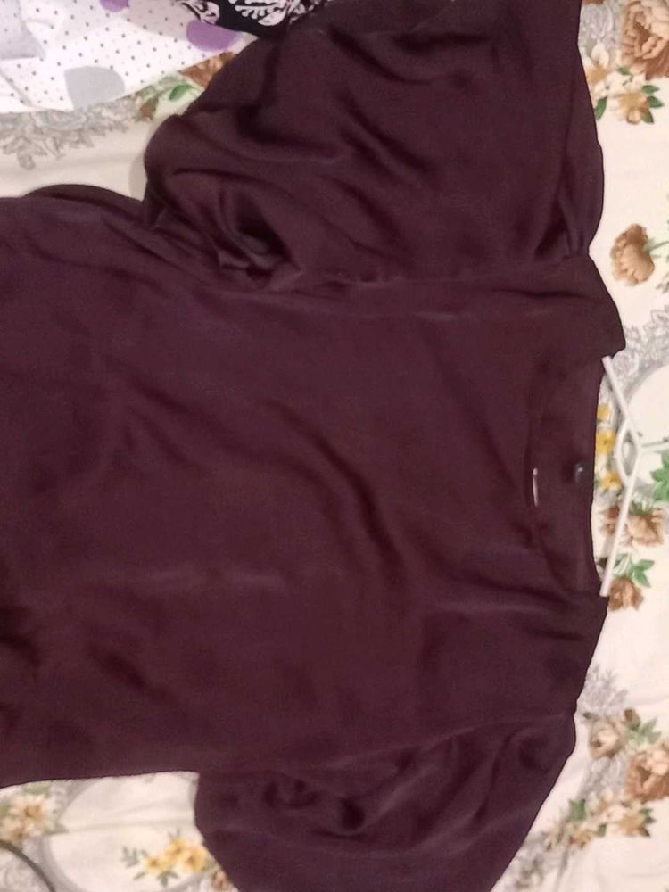 Elegant Burgundy Top