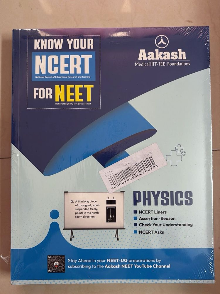 Know Your NCERT Physics for NEET