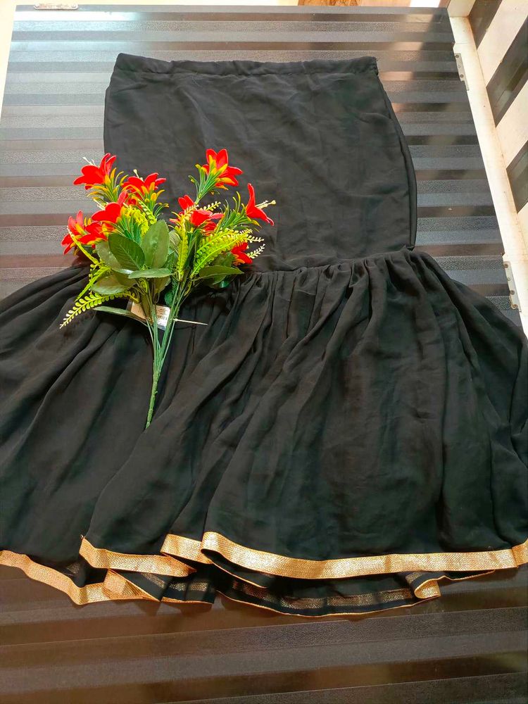Balck Full Flair Gharara 🖤