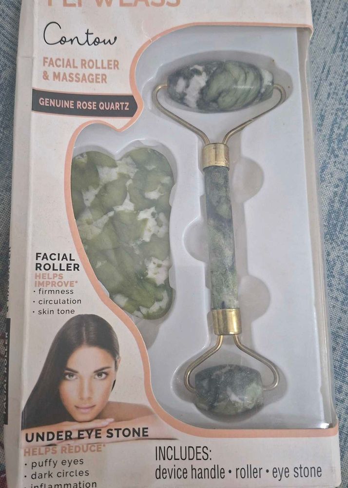 Contour Facial Roller &amp; Massager Set