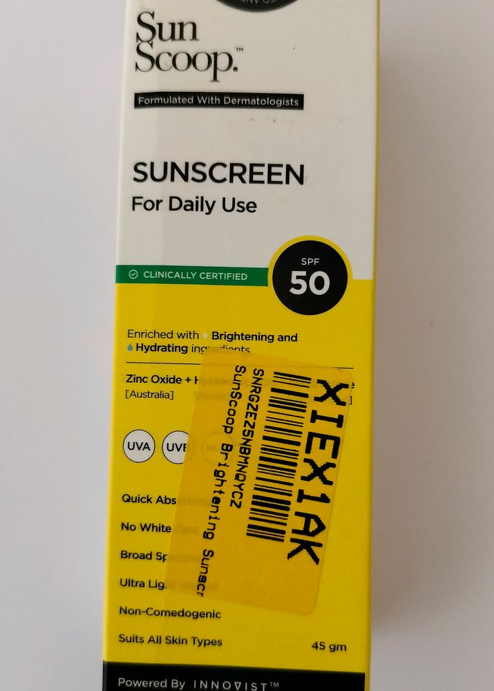 Sunscoop Sunscreen 🧴