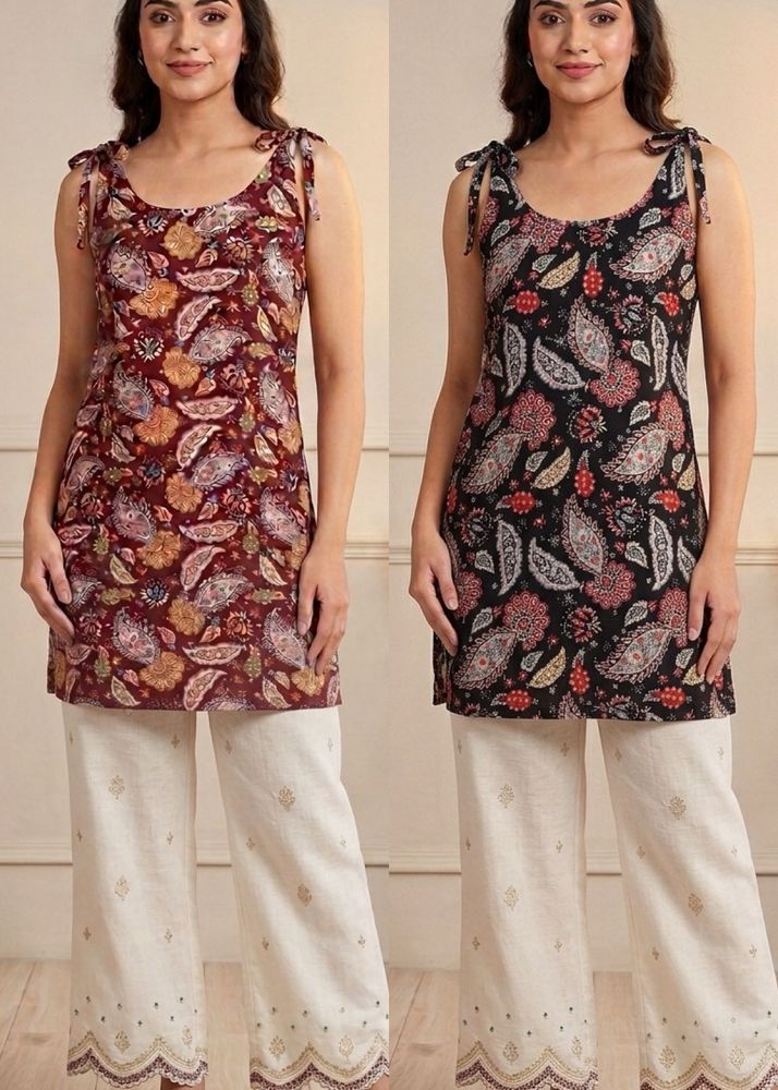 combo Paisley Print Kurta   for Women