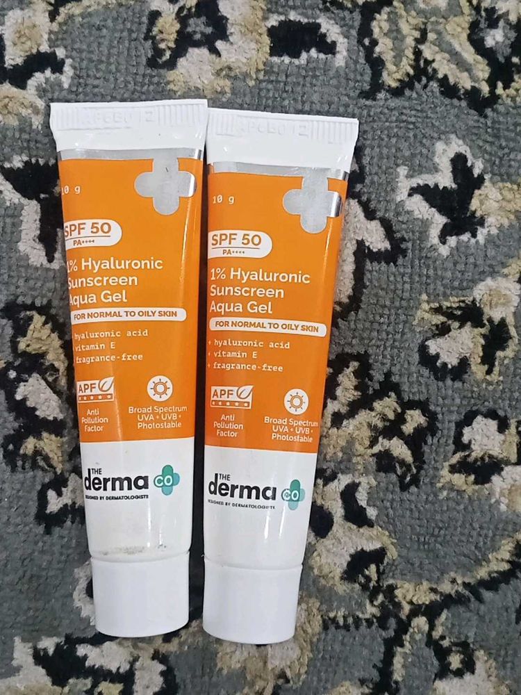The Derma Co SPF 50 Hyaluronic Sunscreen
