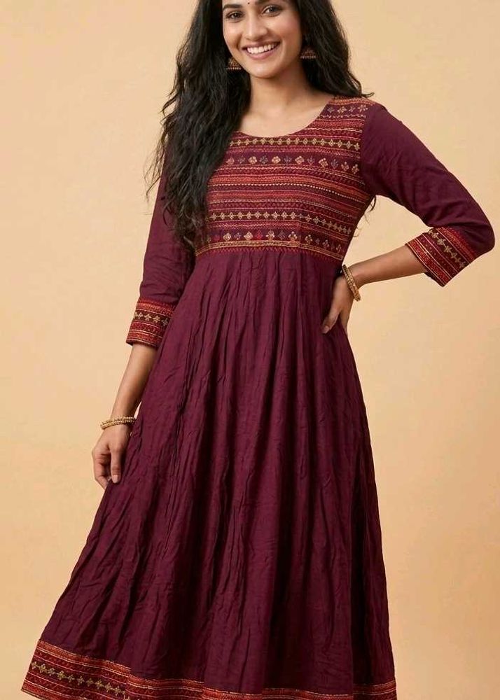 Embroidered Ethnic Anarkali
