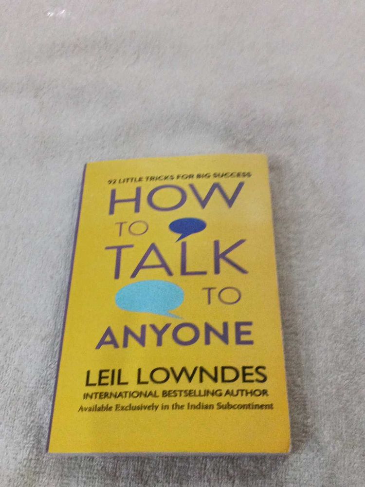 How to Talk t
