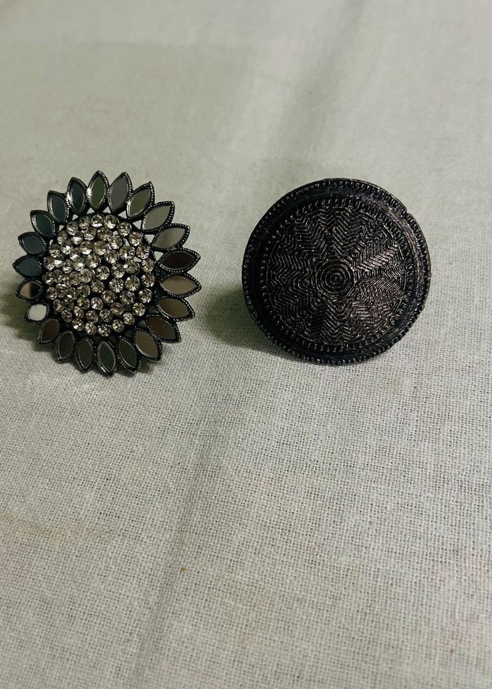 Statement Rings - Set of 2