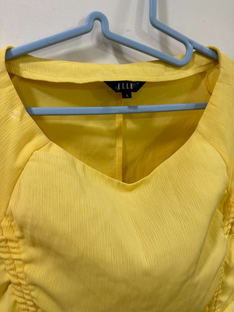 Yellow Party Top Elle