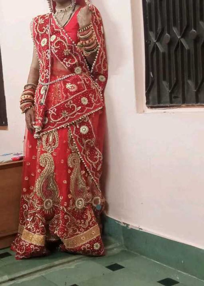 Stunning Red Bridal Lehenga