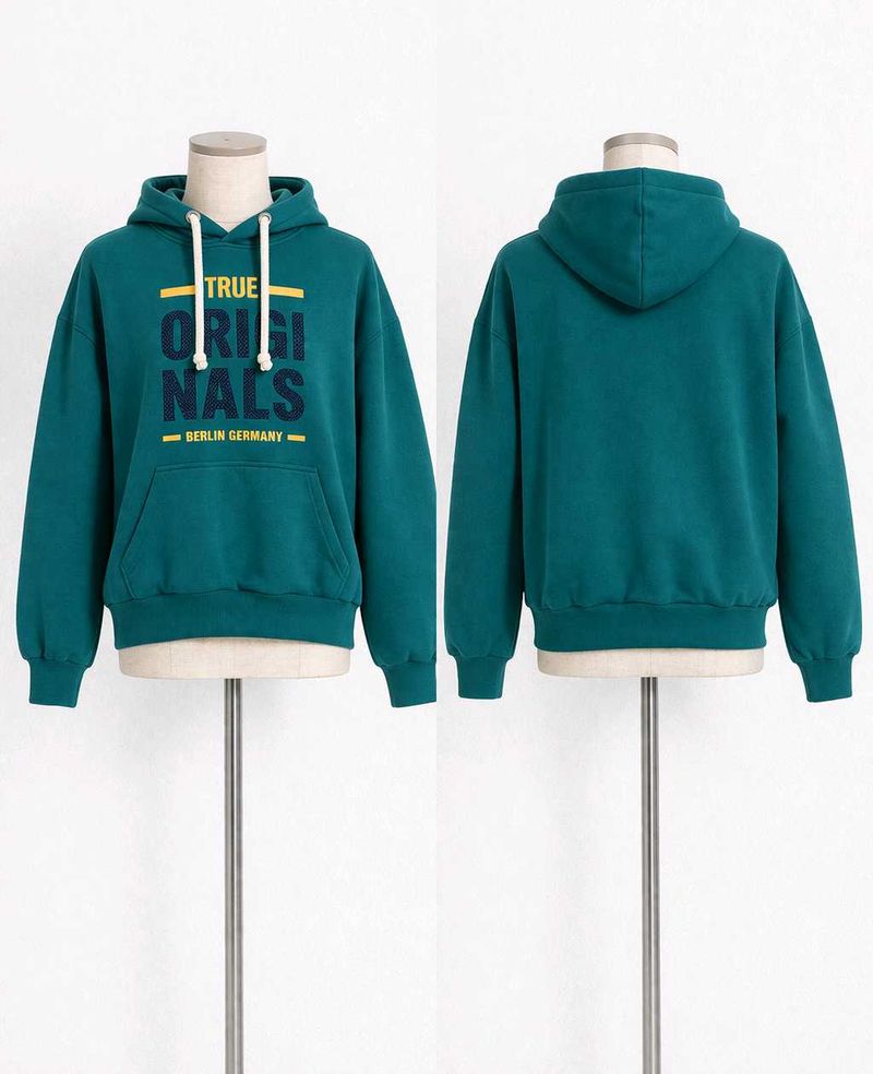 Green Graphic Hoodie