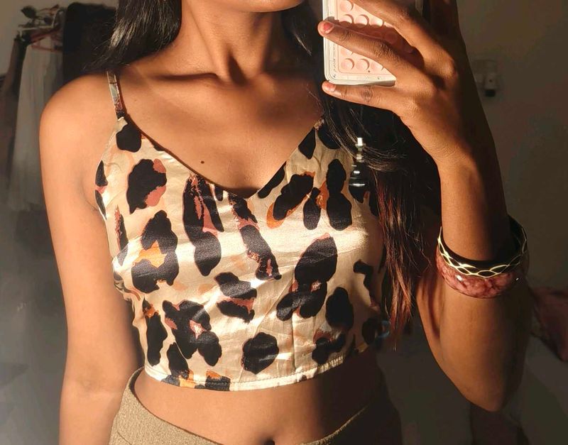 Stylish Leopard Print Cami Top